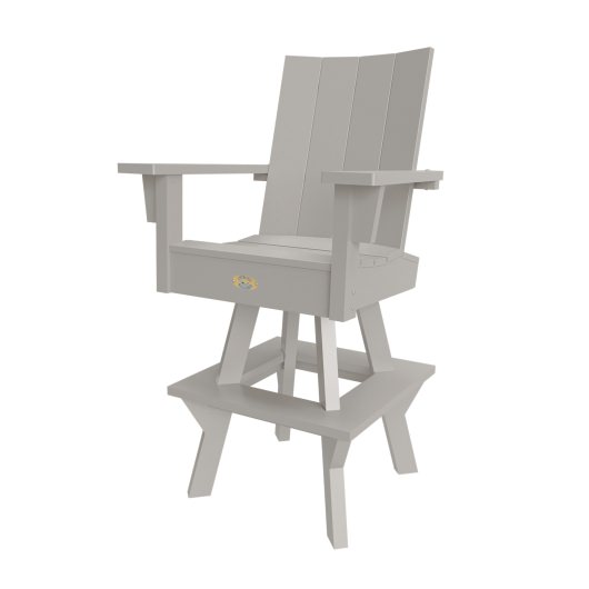 DURAWOOD® Poly Modern Bar Height Swivel Chair