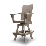 DURAWOOD® 3 Piece Refined Bar Height Swivel Chair Set