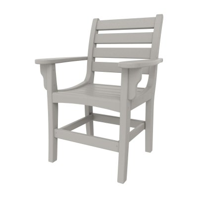 DURAWOOD® Poly Horizontal Dining Chair with Arms