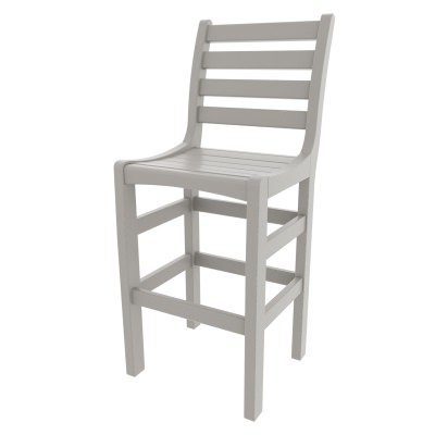 DURAWOOD® Poly Horizontal Bar Height Chair