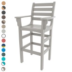 DURAWOOD® Horizontal Bar Height Chair with Arms