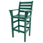 Horizontal Bar Height Chair with Arms
