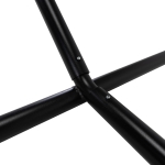 15 ft. TRI-BEAM® Steel Hammock Stand with Right Connection Design and Cape Shield Powder Coating - Black