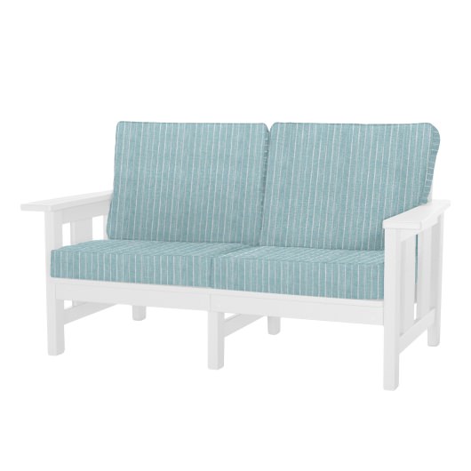 DURAWOOD® Comfort Love Seat - Seaglass Palette