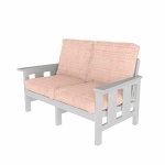 DURAWOOD® Poly Comfort Love Seat - Solar Palette