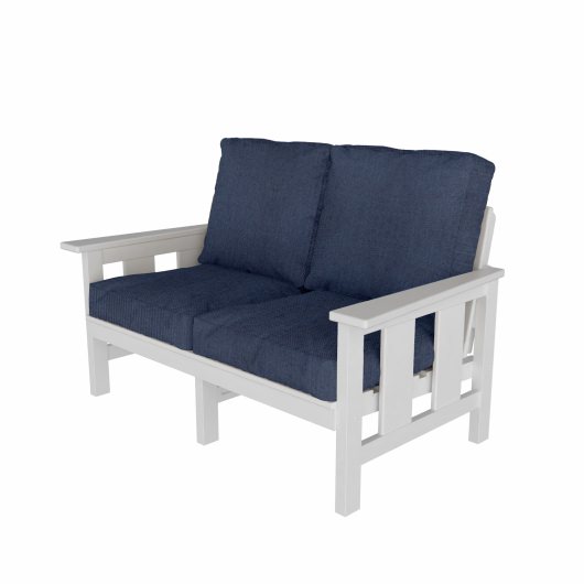 DURAWOOD® Poly Comfort Love Seat - Regatta Palette