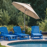Monterey 7.5 ft. Crank Lift with Auto-Tilt Patio Umbrella