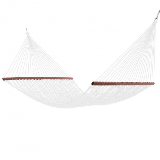 Admiral White Polyester Rope Hammock