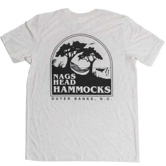 Nags Head Hammocks Oatmeal Heather Logo 1989 T-Shirt