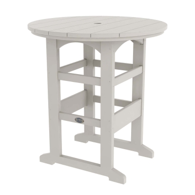 DURAWOOD® Poly Round Bar Height Table - 39.5 in.