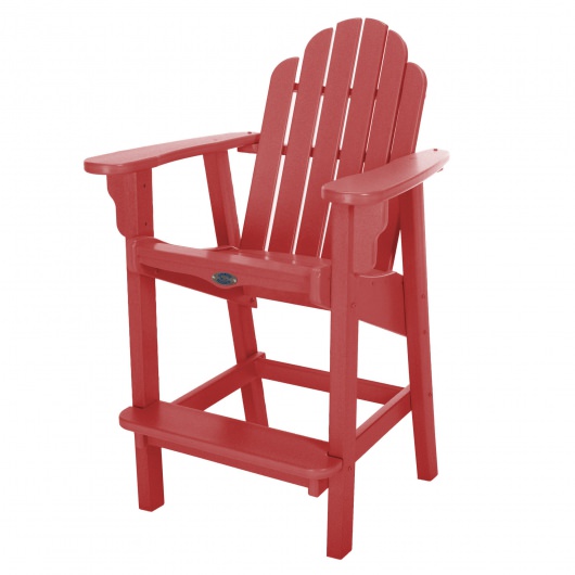 Classic Counter Height Chair - Red