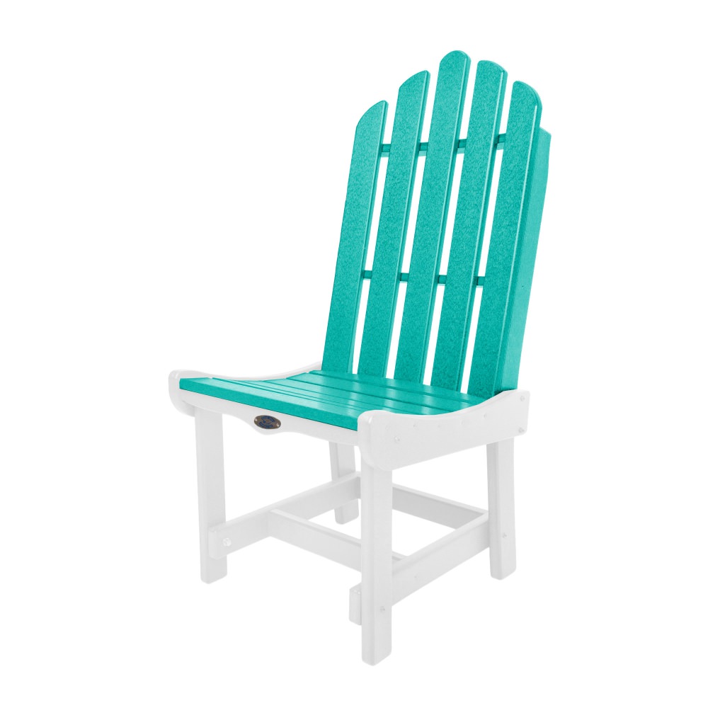 DURAWOOD® Classic Dining Chair - White and Turqoise