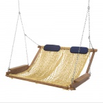 Deluxe Cumaru Rope Porch Swing