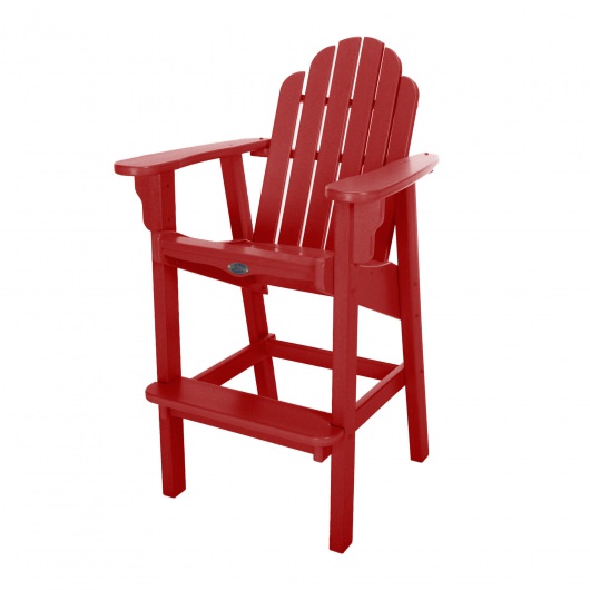 Classic Bar Height Chair - Red