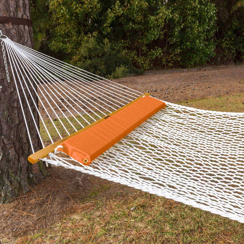 Long Sunbrella® Hammock Pillow - Tangerine