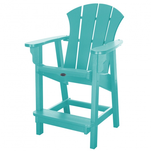 Sunrise Counter Height Chair - Turquoise