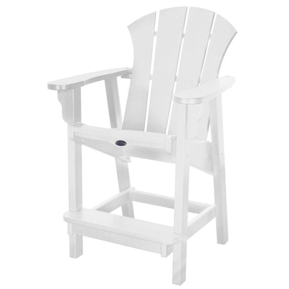 Sunrise Counter Height Chair - White