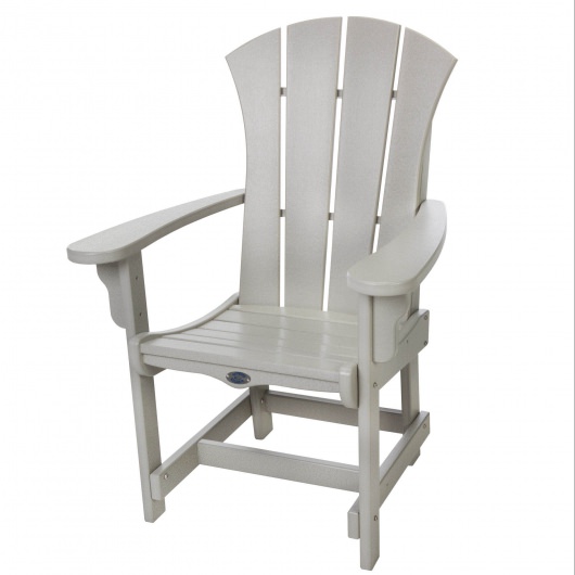 DURAWOOD® Sunrise Dining Chair with Arms - Gray