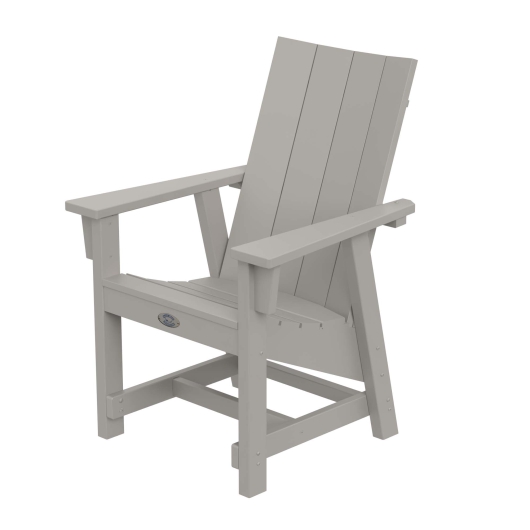 DURAWOOD® Poly Modern Conversation Chair - Gray