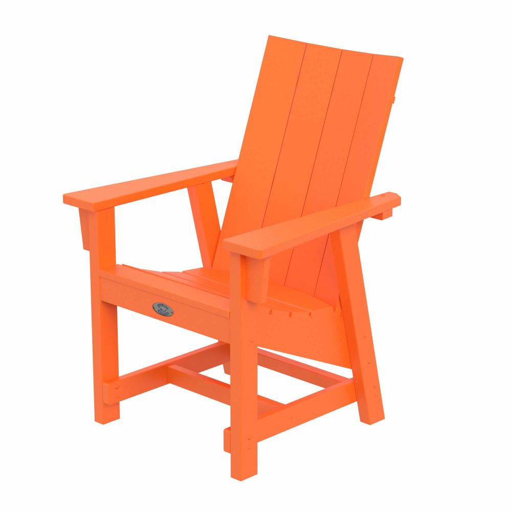 Contemporary Conversation Chair - Orange