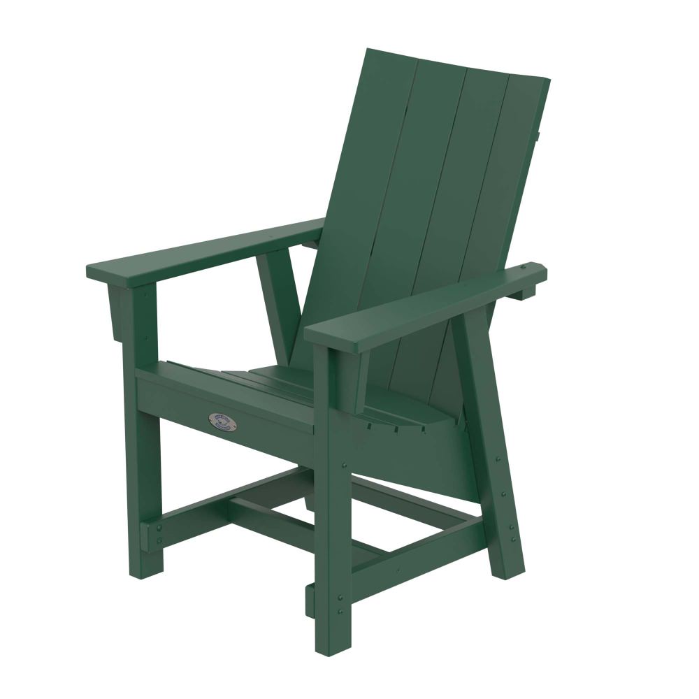 Contemporary Conversation Chair - Forest Green