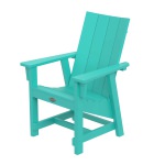 Contemporary Conversation Chair - Turquoise