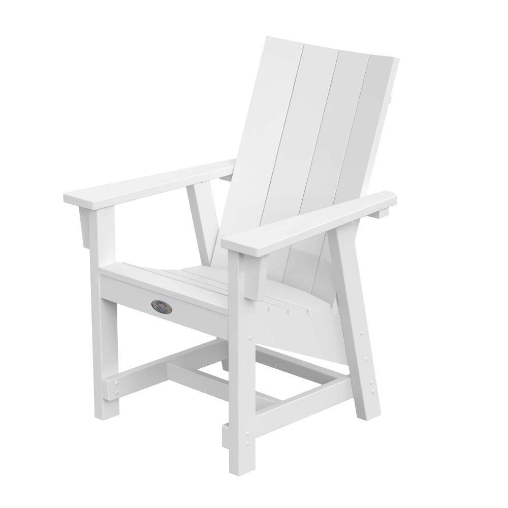 Contemporary Conversation Chair - White