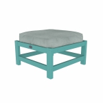 DURAWOOD® Poly Comfort Ottoman - Seaglass Palette