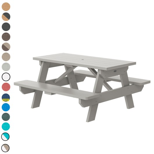 DURAWOOD® 60 in Picnic Table Seats 4 - 6