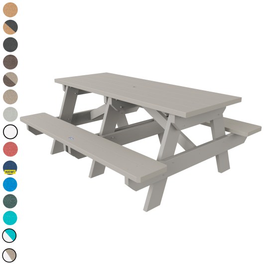 DURAWOOD® 72 in Picnic Table Seats 6