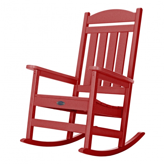 DURAWOOD® Poly Classic Porch Rocker - Red
