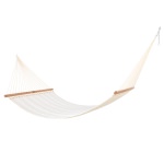 Large Quilted Fabric Hammock with TRI-BEAM® Metal Stand and Optional Pillow