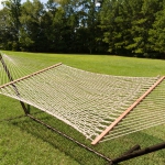 DURACORD® Tweed Rope Hammock with TRI-BEAM® Steel Hammock Stand