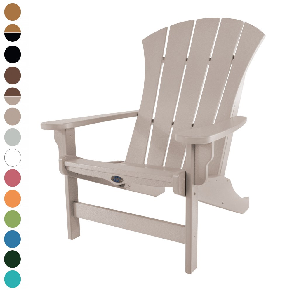 3 Piece Sunrise Adirondack Chair Set