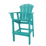 Sunrise High Dining Chair - Turquoise