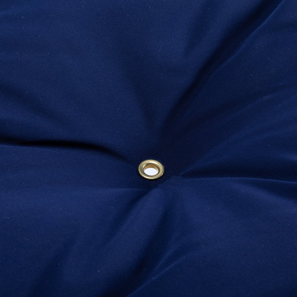 Large Sunbrella® Navy Tufted Hammock with Detachable Pillow