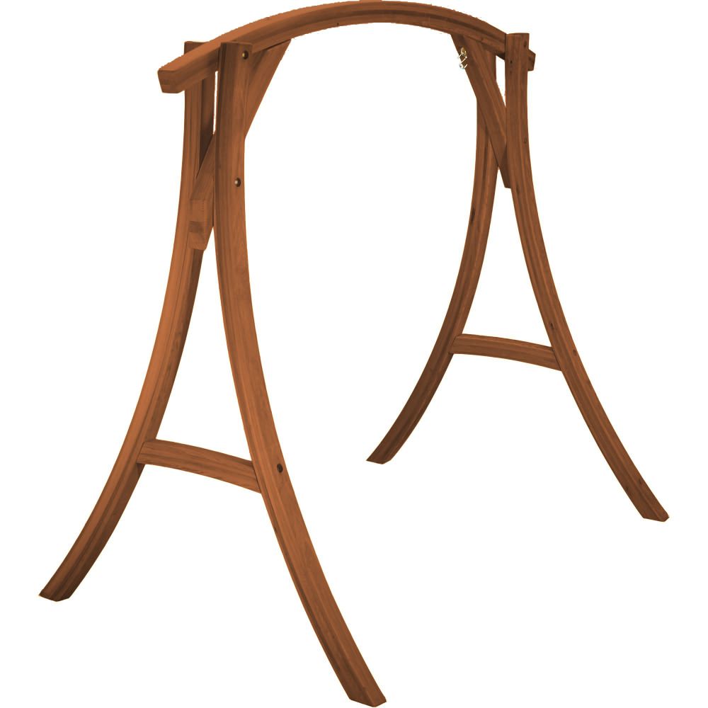 ROMAN ARC® 4-Ply Cypress Wood Swing Stand - Canyon Brown