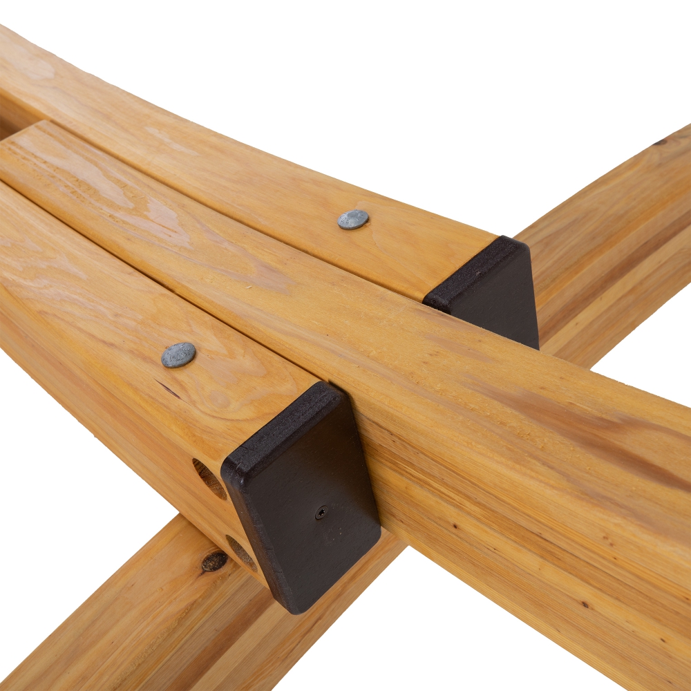 ROMAN ARC® 7-Ply Deluxe Cypress 15 ft. Wood Hammock Stand