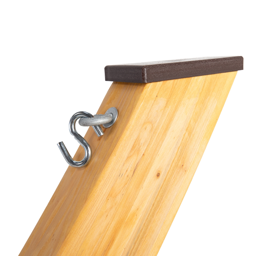 ROMAN ARC® 7-Ply Deluxe Cypress 15 ft. Wood Hammock Stand