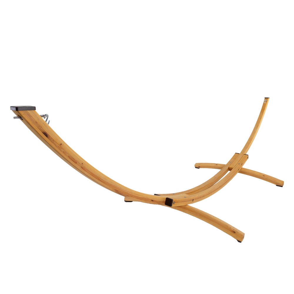 ROMAN ARC® 4-Ply Cypress 15 ft. Wood Hammock Stand