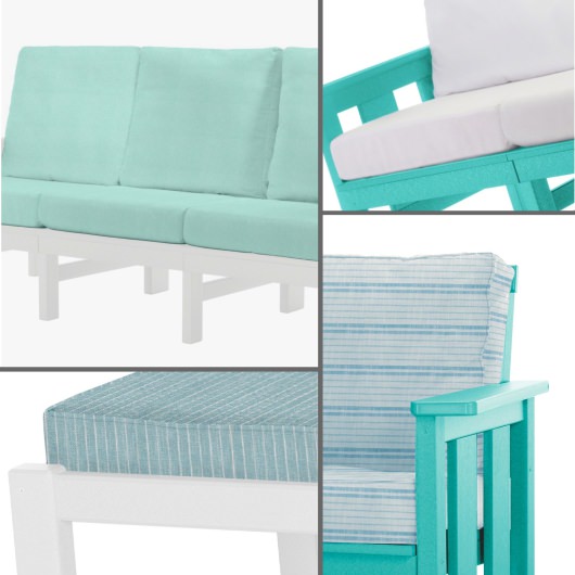 DURAWOOD® Comfort Sofa - Seaglass Palette