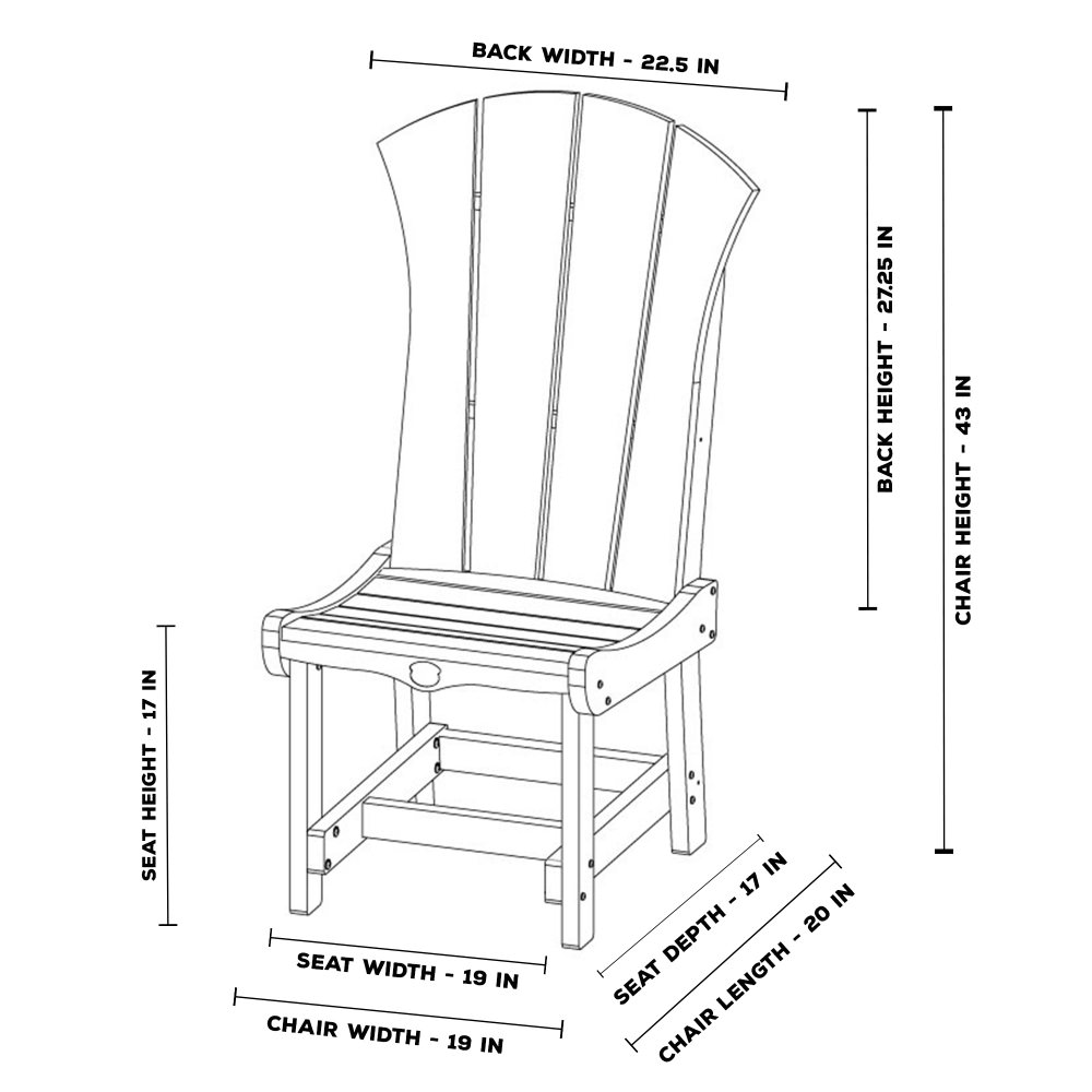 DURAWOOD® Poly 7 Piece Sunrise Dining Set