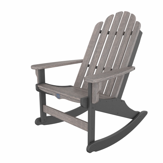 DURAWOOD® Poly Legacy Woodgrain Classic Adirondack Rocker
