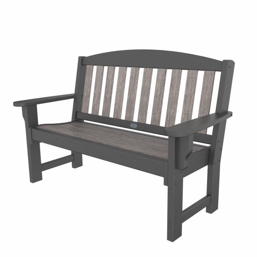 DURAWOOD® Poly Legacy Woodgrain Garden Bench