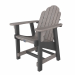 DURAWOOD® Poly Legacy Woodgrain Classic Conversation Chair
