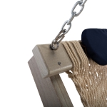 DURAWOOD® Poly Birchwood Deluxe Double Oatmeal DURACORD® Rope Swing