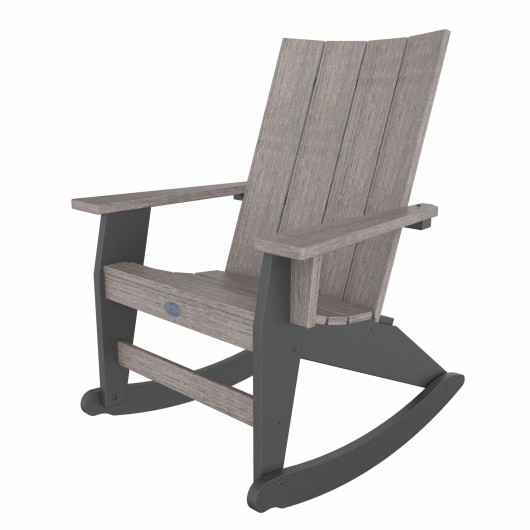 DURAWOOD® Poly Legacy Woodgrain Modern Adirondack Rocker