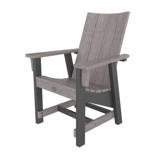 DURAWOOD® Poly Legacy Woodgrain Modern Conversation Chair