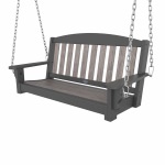 DURAWOOD® Poly Legacy Woodgrain Classic Bench Swing