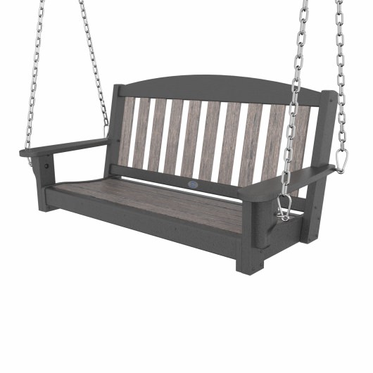 DURAWOOD® Poly Legacy Woodgrain Classic Bench Swing